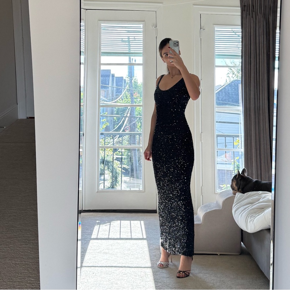 NBD Sparkling Black Gown